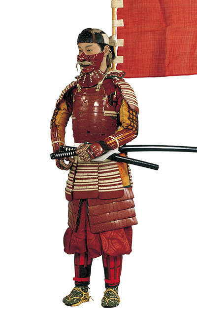 当世具足に陣羽織をつけた武将 | 日本服飾史