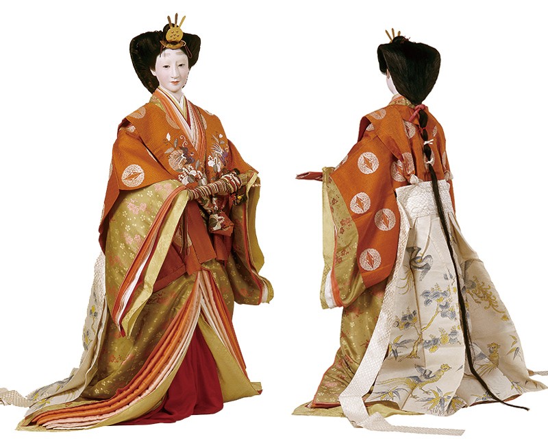 江戸時代後期の正装の公家女房